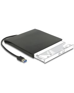 Delock Externes Gehäuse USB Typ-A - 5.25 Slim SATA Laufwerke
