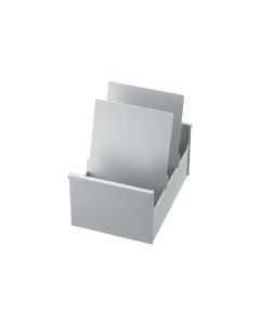 Styro Karteibox hoch A4, Grau