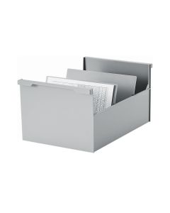 Styro Karteibox quer A5, Grau