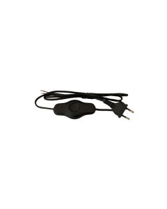 Elbro Schnur-Dimmer LED mit Kabel, 100 W, Phasenanschnitt, Schwarz