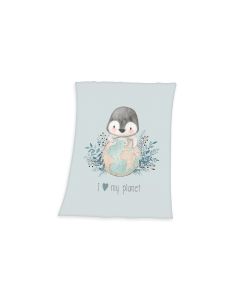 Herding Kuscheldecke Pinguin 75 x 100 cm