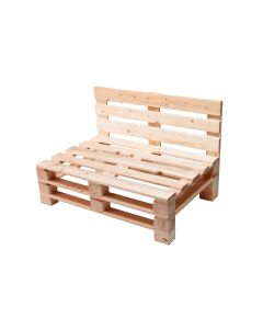 COCON Palettensofa Nature, 120 x 50/86 x 80