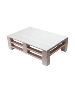COCON Palettentisch Weiss, 120 x 50 x 80