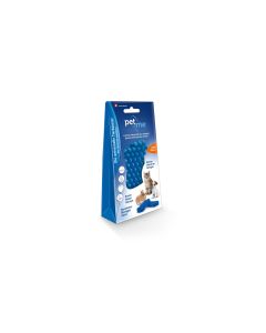 Pet+me Pflegebürste Soft, Blau