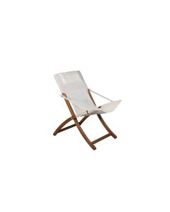 FIAM Relaxsessel Linda, Grau/Weiss