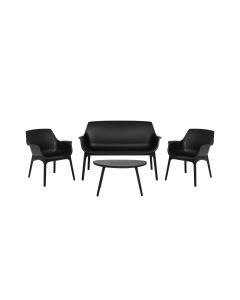 Bica Loungeset Luxor, Set 4-teilig, Graphite