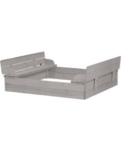 roba Sandkasten mit Deckel Grau
