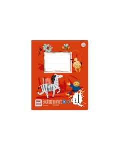 Formati Schulheft Druckschrift B.1, 19.5 x 24 cm, Liniert