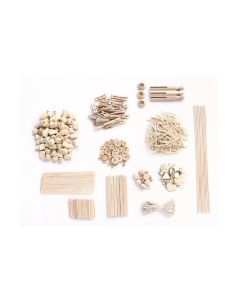 Folia Holzartikel Kreativbox mit über 590 Teilen