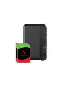 Synology NAS DiskStation DS223, 2-bay Seagate Ironwolf 12 TB