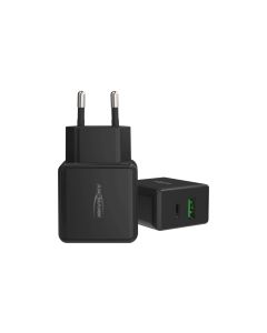 Ansmann USB-Wandladegerät Home Charger HC218PD, 18 W, Schwarz