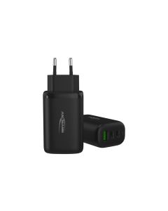 Ansmann USB-Wandladegerät Home Charger HC365PD, 65 W, Schwarz