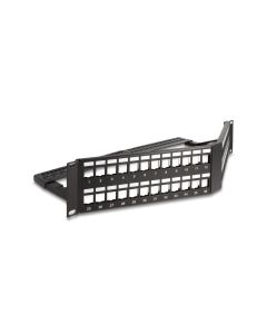 Delock Patchpanel 48 Port Keystone, 19 Rack mit Entlastungsschiene