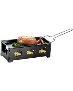 Nouvel Teelicht-Raclette Heat Cheese! @home Schwarz