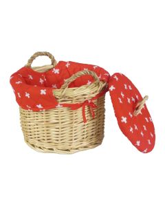 Nouvel Kartoffelkorb Braun/Rot