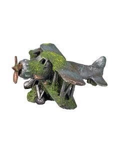 Nobby Aqua Ornaments Flugzeug, 19 x 19 x 8 cm