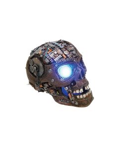 Nobby Aqua Ornaments Cyborg Schädel mit LED, 20.8 x 13.7 x 15 cm