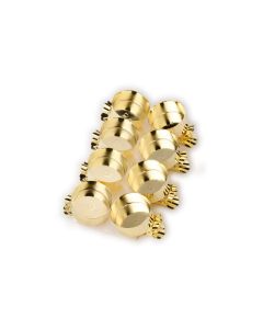 INGES CHRISTMAS DECOR Teelichthalter Clip Ø 5 cm, 8 Stück, Gold