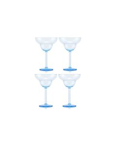 Bodum Outdoor-Martiniglas Oktett 250 ml, Blau, 4 Stück