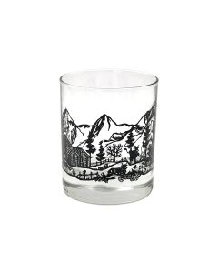 Heidi Cheese Line Trinkglas Cut 300 ml, 1 Stück, Transparent