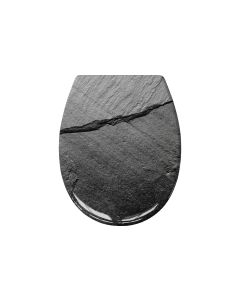 Kleine Wolke Toilettensitz Slate Schwarz