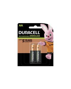 Duracell Akku Rechargeable AA 2500 mAh 2 Stück