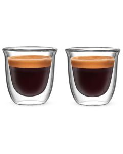Bialetti Espresso Becher Firenze 80 ml, 1 Stück, Transparent