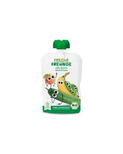 Freche Freunde Quetschbeutel Apfel Banane Spinat & Gurke Bio 100 g