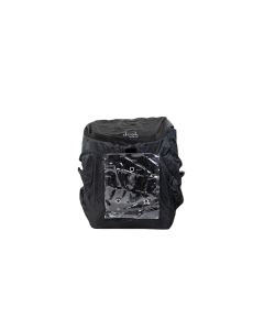 Deek Regenschutz für Hunderucksack, Schwarz