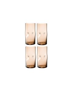 Leonardo Trinkglas Vesuvio 330 ml, 4 Stück, Braun