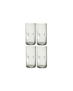 Leonardo Trinkglas Vesuvio 330 ml, 4 Stück, Hellgrau