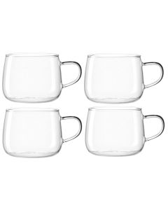 Leonardo Teetasse Tè per te 450 ml, 4 Stück, Transparent