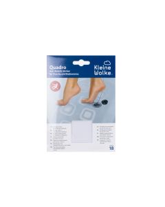 Kleine Wolke Antirutsch-Sticker Quadro 18 Stück, Transparent