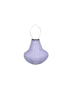 COCON Lampion LED Solar Vase, Violett