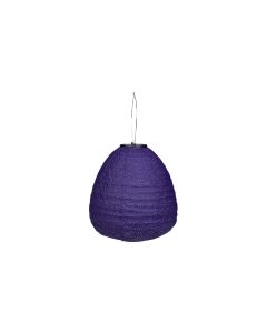 COCON Lampion LED Solar Kuppel, Dunkelviolett