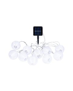 COCON Lichterkette LED Solar, Weiss, 3.7 m
