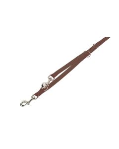 Nobby Hundeleine Classic M, 2 m, 20 mm, Braun