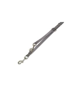 Nobby Hundeleine Classic L, 2 m, 25 mm, Mausgrau