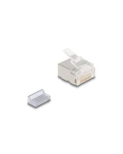 Delock Stecker RJ45, Cat.6A 100 Stück, Transparent