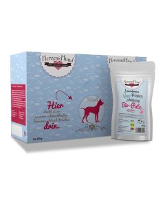 HerzensHund Nassfutter Getreidefrei Bio-Pute mit Bio-Karotte, 130 g
