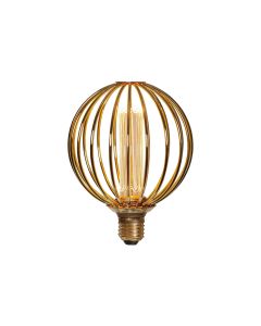 Star Trading Lampe LED E27 Decoled Metal, 4.3 W, Warmweiss