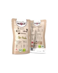 HerzensHund Nassfutter Bio-Huhn mit Bio-Gemüse, 130 g