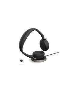 Jabra Headset Evolve2 65 Flex Duo UC, USB-C, inkl. Ladestation