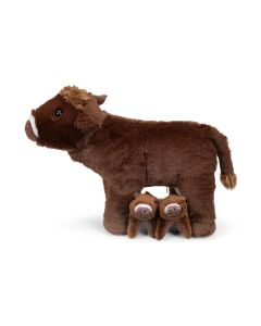 Mamanimals Kuscheltier Mama Kuh & Babys