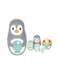 Spielba Holzspielwaren Matrjoschka Pinguin