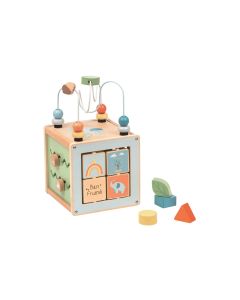 Spielba Holzspielwaren Multifunktions Spielwürfel Wald