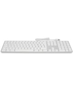LMP Tastatur USB Grosse Beschriftung Silber