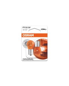OSRAM Signallampen Original PY21W  BAU15s Gelb PKW