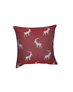 Hubatka Kissenbezug Steinbock 43 x  43 cm, Rot