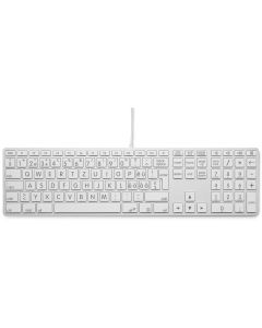 LMP Tastatur USB Grosse Beschriftung WinOS Silber